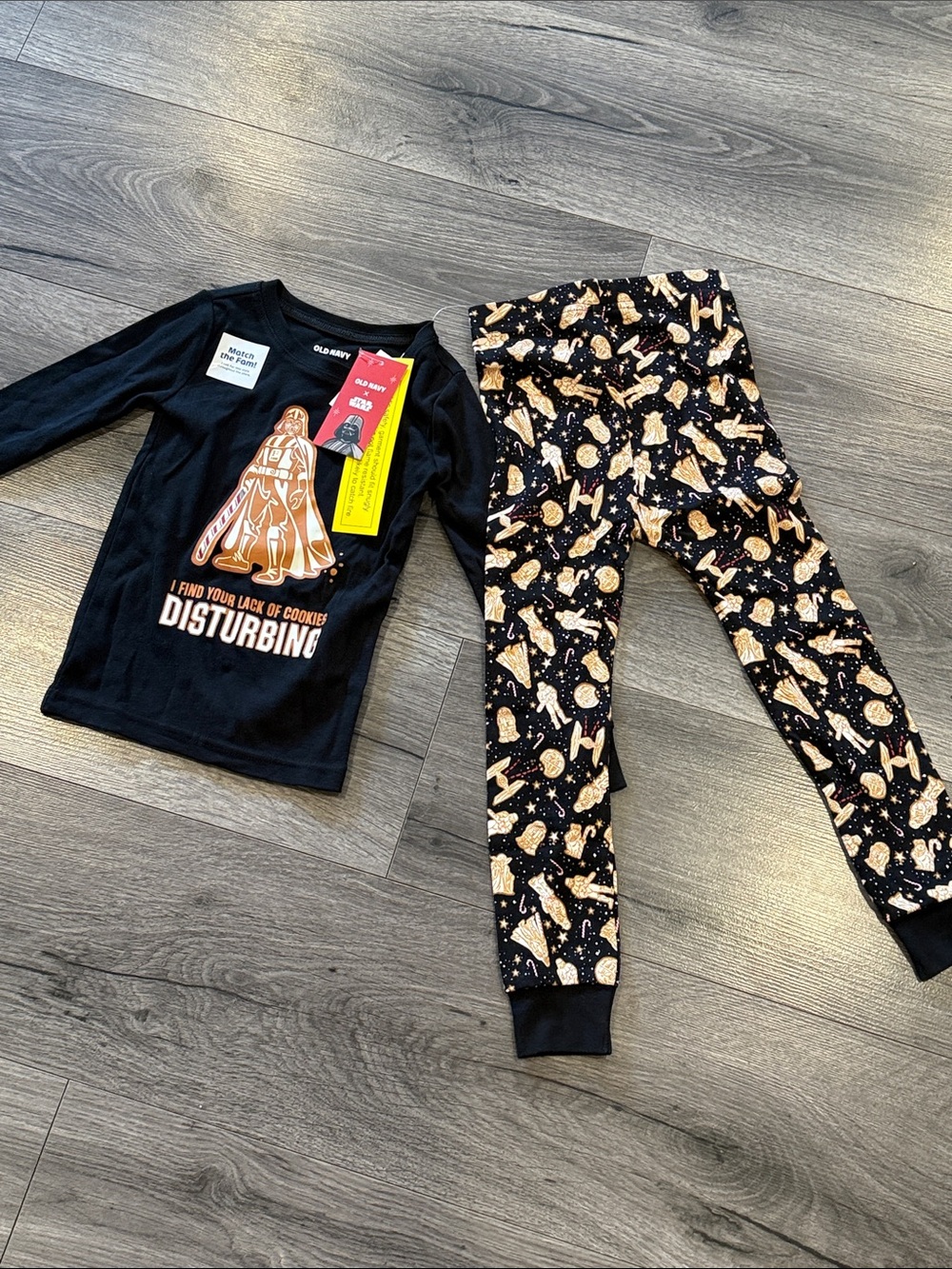 Old Navy x Disney Star Wars Darth Vader Kids' Pajama Set - Space Print Pants